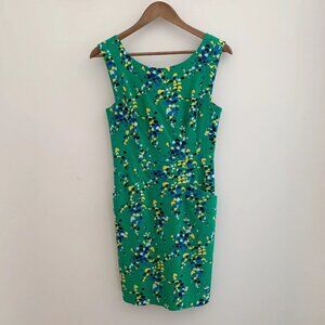 Plenty Tracy Reese Dress 6 Confetti Field Shift Green
